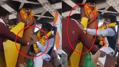 MP में भाजपा सांसद का शर्मनाक व्यवहार, मदद करने आए कर्मचारी को जड़ा थप्पड़; VIDEO